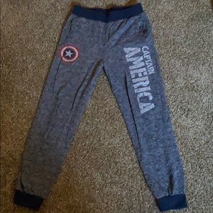 youth boys Captain America joggers